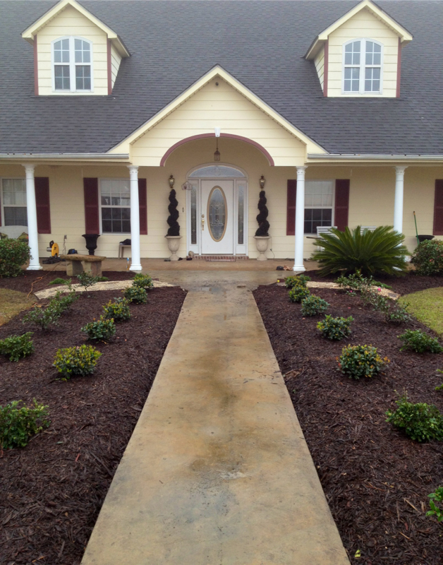 Joanne's front yard flower beds!! - 1st Choice Landscaping & Design